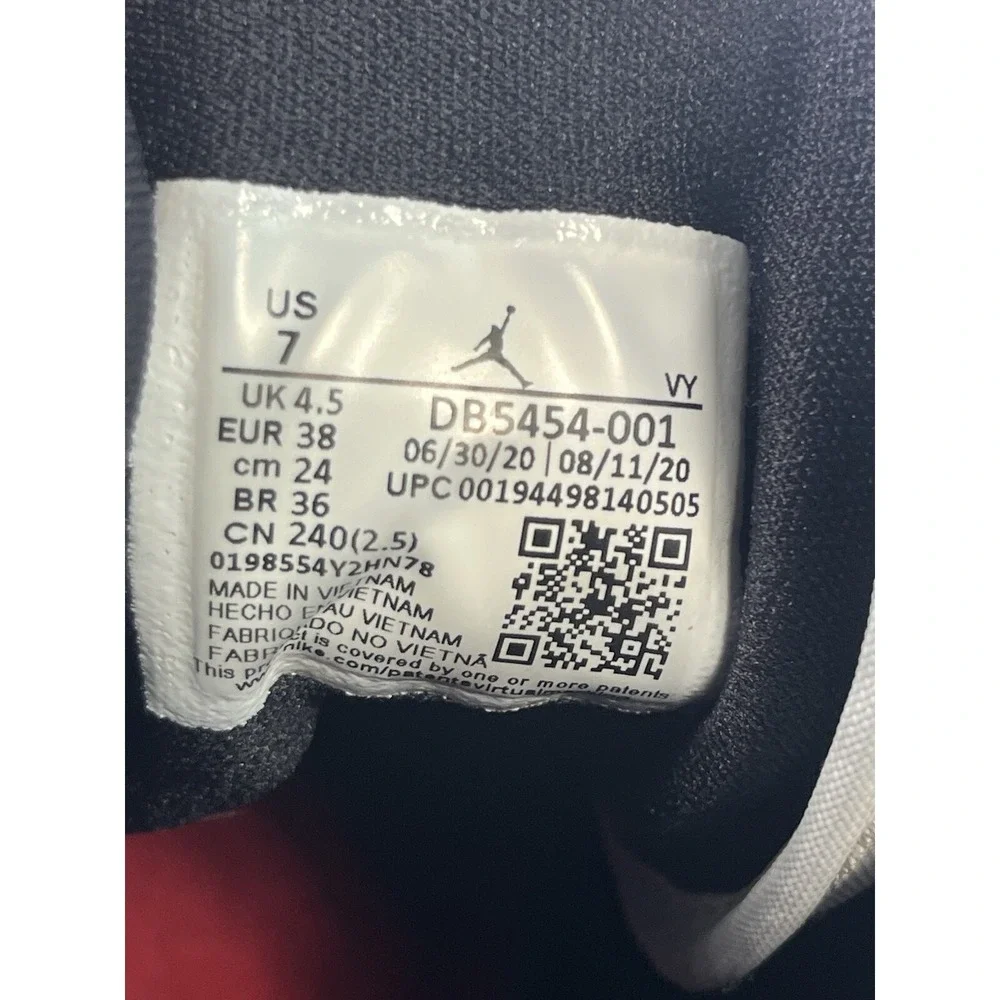 Nike Air Jordan 1 Mid SE Women's Size 7 Black White University Red DB5454-001